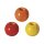Holz Perlen Mischung 6mm ø, orange,rot,gelb, poliert, Beutel 115Stück