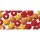 Holz Perlen Mischung 8mm ø, orange,rot,gelb, poliert, Beutel 82Stück