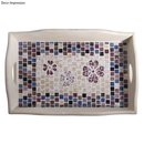 Acryl-Mosaiksteine Mischung, marmoriert, bunt, 1x1cm, Dose 300g