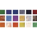 Acryl-Mosaiksteine Mischung, bunt, 1x1cm, Dose 300g