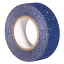 Glitter Tape, royalblau, 15mm, Rolle 5m