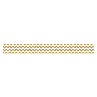 Washi Tape Zick-Zack, gold, 15mm, Rolle 15m
