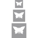 Motivstanzer Set: Schmetterlinge, 1,6cm+2,54cm+3,81cm, Set 3Stück
