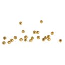 Metall-Perle, 3mm &oslash;, gold, Beutel 22St&uuml;ck