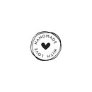 Stempel Handmade with love, 3cm ø