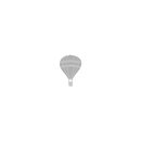 Stanzschablone: Hot Air Balloon, 5,5x7,8cm, Beutel...
