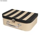 Pappmaché Koffer, FSC Recycled 100%, 24x16x8cm, mit Metall-Griff