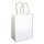 Papier-Tasche mit Henkel, FSC 100%, weiß, 14x10,5x5,5cm