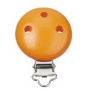 Schnulli-Ketten Clip, 37 x 11,5 mm, aprikot, 1 Stück