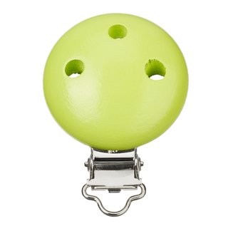 Schnulli-Ketten Clip, 37 x 11,5 mm, lemon, 1 Stück