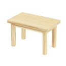Holztisch rechteckig, 8 x 5 x 5 cm