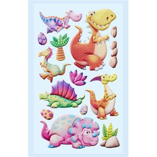Softysticker Dinos III, 10,5x18cm, 1 Bogen