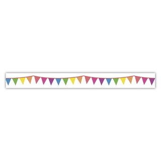 Washi Tape Party Wimpel, 15mm, Rolle 15m