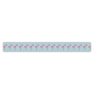 Washi Tape Flamingos, 15mm, Rolle 15m