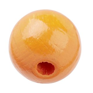 Schnulli-Holzperle 10 mm, aprikot, 40 Stück