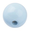 Schnulli-Holzperle 10 mm, hellblau, 40 Stück