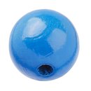 Schnulli-Holzperle 10 mm, blau, 40 Stück