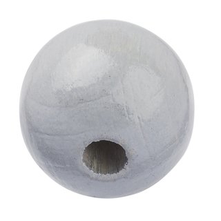 Schnulli-Sicherheits-Perle 12 mm, grau, 10 Stück