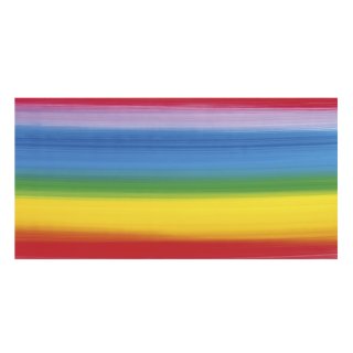 Wachsfolie-Regenbogen, regenbogen, 20x10cm, Längsstreifen, SB-Btl 1Stück