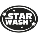 Label "Star Wash", 55x40mm, oval, Beutel 1Stück