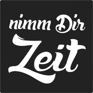 Label "nimm Dir Zeit", 50x50mm, Beutel 1Stück