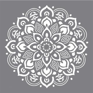 Schablone Mandala, 30,5x30,5cm, Beutel 1Stück