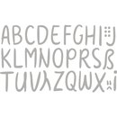 Stanzschabl. Set: freehand Alphabet, 2,4cm,...