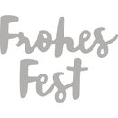 Stanzschabl. Set: Frohes Fest, 1,5cm, 2,3-4cm, SB-Btl...
