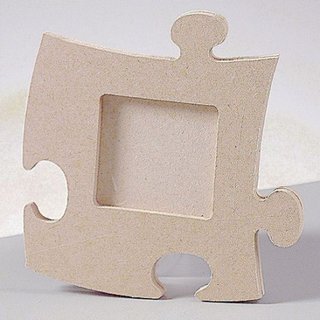 Bilderrahmen Puzzle Quadrat, MDF, 12x12 cm, 1 Stück