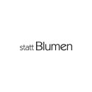 Statement-Stempel "Statt Blumen", 1x5cm