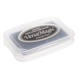 Versa Magic Chalk- Stempelkissen Größe L, schwarz, 9,9x6,8x1,9cm