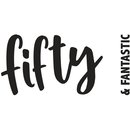 Stempel "Fifty & Fantastic", 10x5cm