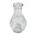 Glas Vase Raute, 6,5x6,5x11,5cm, 130ml