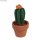 Bastelset Kaktus, 5cm ø, 10cm, Glas 1 Stück