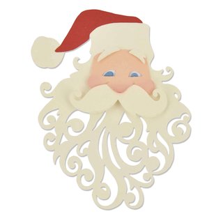 Sizzix Thinlits Set - Santa, 1,90x5,39cm-9,84x10,47cm, Beutel 3Stück