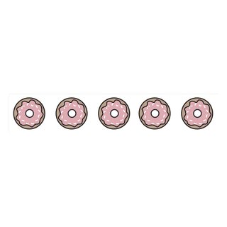 Washi Tape Rose Donuts, 15mm, Rolle 10m