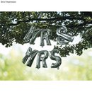 Folienballons "MR & MRS", silber, 40cm, Größe pro Buchst., Beutel 6Stück