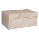 Holz-Box mit Deckel, 20x12x9cm