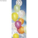 Latex-Luftballons metallic, 30cm ø, farblich sortiert, Beutel 14Stück