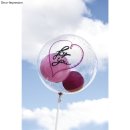 Bubble Ballon, 40 ± 4cm ø, transparent, Beutel 3Stück