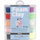 Foam Clay® - Glitter Sortiment, 10x35g, sortiert