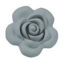 Schnulli-Silikon Rose 4 cm, grau, Beutel 2 Stück