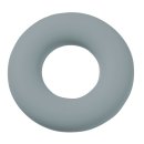 Schnulli-Silikon Ring 4,5 cm, grau, Beutel 1 Stück