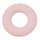 Schnulli-Silikon Ring 4,5 cm, rose, Beutel 1 Stück