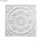 Relief-Eingießplatte Mandala, 11x11cm, Beutel 1Stück