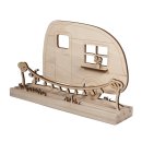 Holzmotiv Wohnwagen, natur, 20x11,5x0,4cm, 6teilig, Beutel 1Set