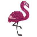 Patch "Flamingo", 4,5x7,5cm, zum Aufbügeln, Beutel. 1Stück