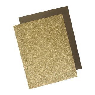 Metallic Bügel-Transferfolie, gold, 21,5x28cm, Beutel 2 Bogen