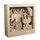 Holzbausatz 3D-Motivrahmen Faultier, natur, 24x24x6,5cm, 11-tlg. , Box 1Set