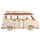 Holzbausatz 3D Campingbus, natur, 30x13x17cm, 77-tlg, 1Set